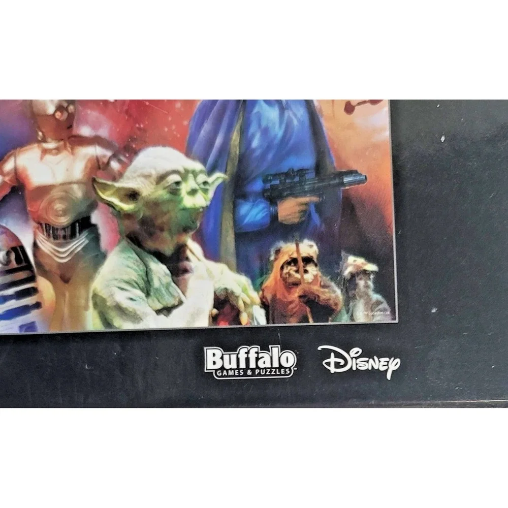 Buffalo Games Star Wars 4 Jigsaw Puzzles 300 & 500 Piece Multicolor Set Box‎